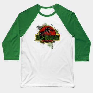 Isla Nublar - Jurassic - Island World Logo Baseball T-Shirt